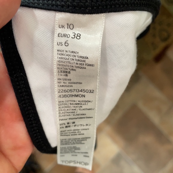 TOPSHOP matching bra/undies yin yang size 4/6 NEW - Picture 5 of 5